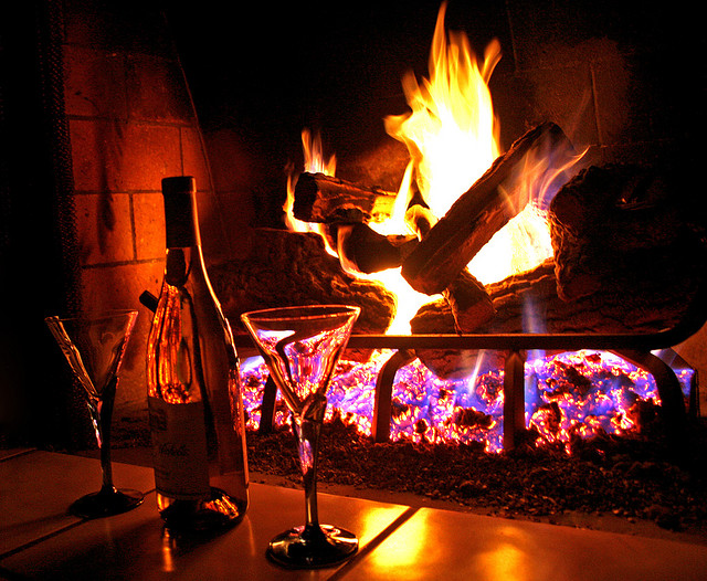 Open Fire and Wine