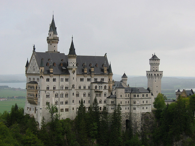 Schloss Neuschwanstein from Marienbrücke